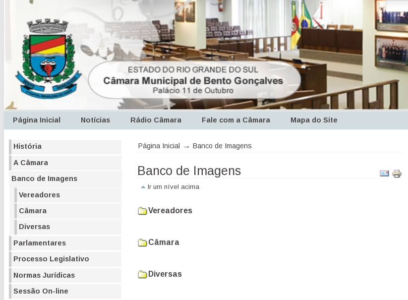 Câmara disponibiliza banco de imagens