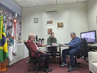 Edison Mello, Ex-auditor do Tribunal de Contas RS e consultor da UVERGS visita à Câmara