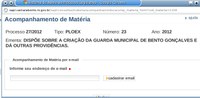 Matérias podem ser acompanhadas por e-mail