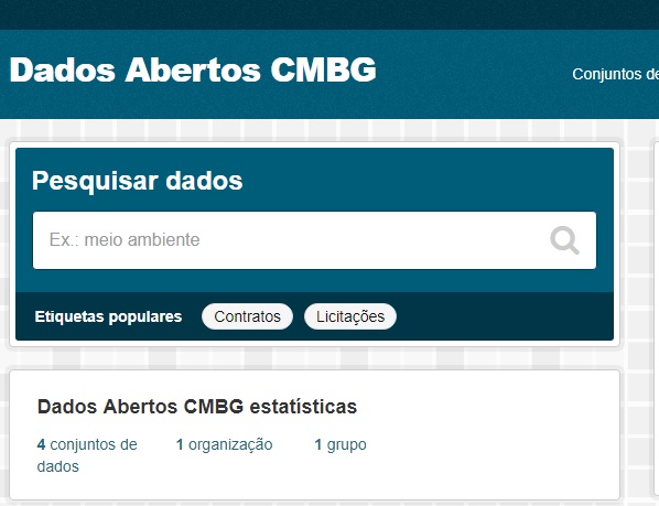 Portal Dados Abertos já está disponível no site da Câmara